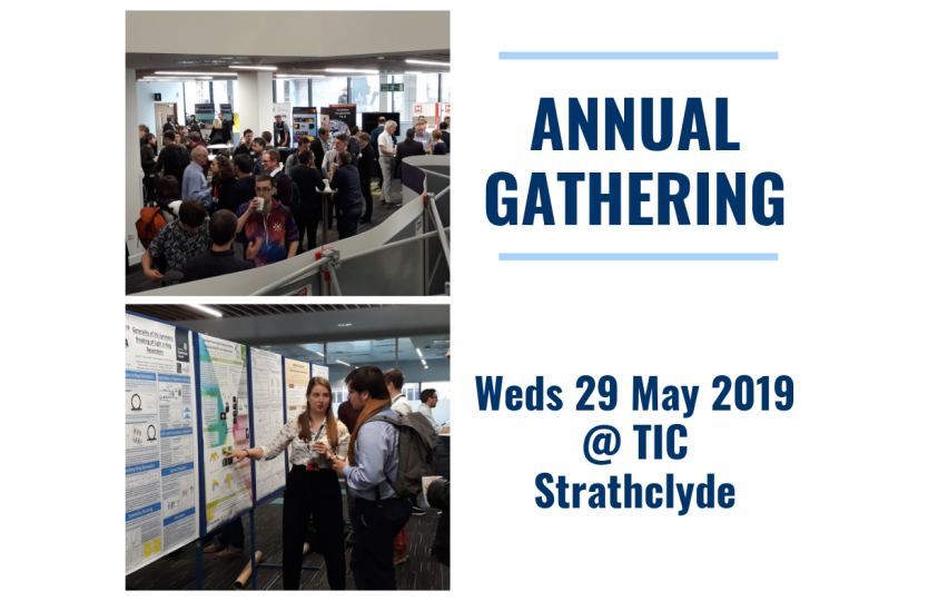 Images of the exhibition and poster sessions at the SUPA Annual Gathering 2019